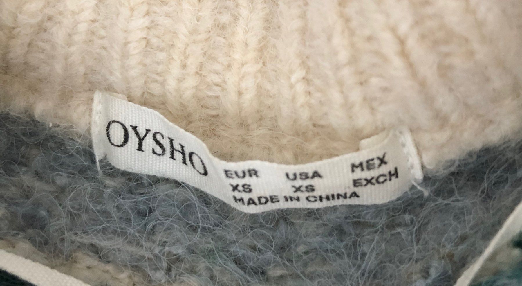 Oysho Maglioni & Felpe: Oysho Norwegerpulli, Pullover, Pulli, warm, S 36, beige grün – Usato da Zürich venduto da DepotCharity 6