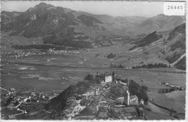 Vue aerienne Gruyeres - Flugaufnahme