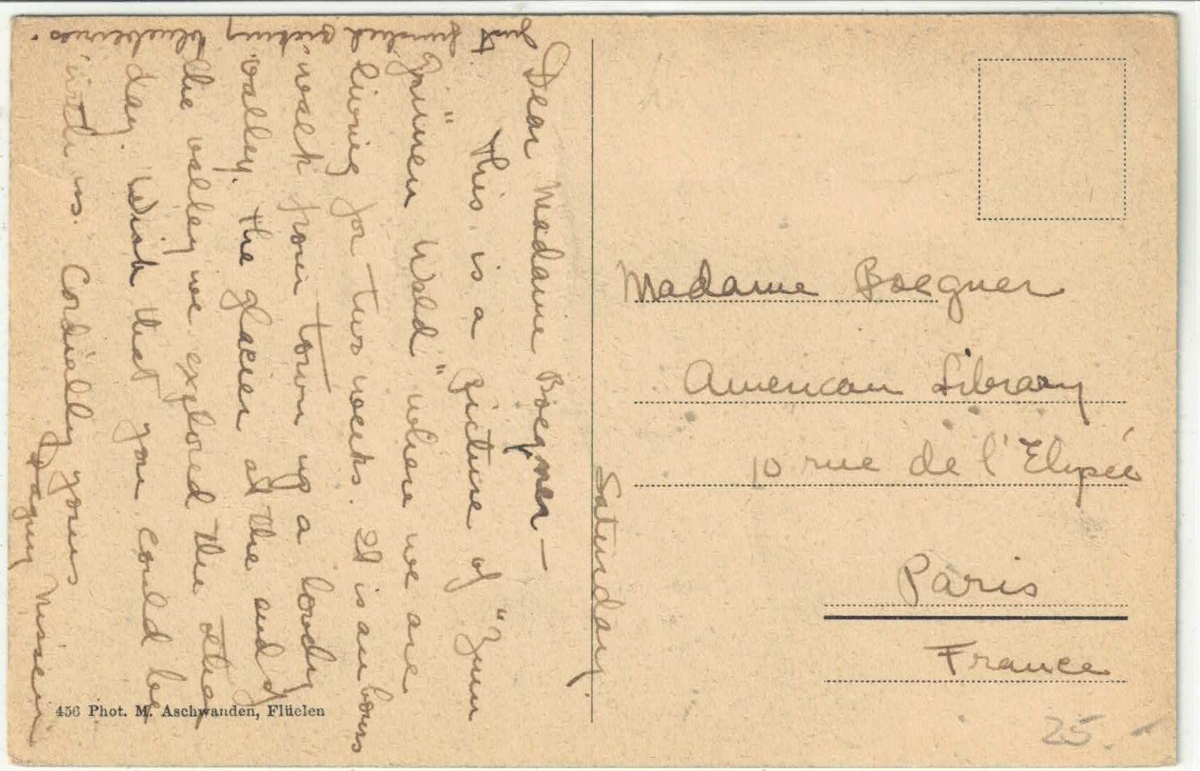 Cartoline postali: Göschenertal bei Wiggen - animee – Usato da Ettingen venduto da Kartenplanet 1