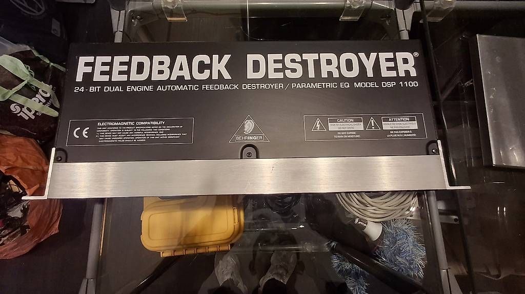 Egaliseurs: BEHRINGER Feedback Destroyer Pro DSP1100 – D'occasion à Locarno par ute_5qq8