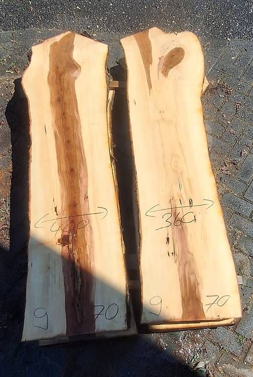 Articoli in legno: Apfelholzbretter 70mm, 4 Stück, Nr. 9 – Nuovo (secondo la descrizione) da Waldkirch venduto da bauprofi87