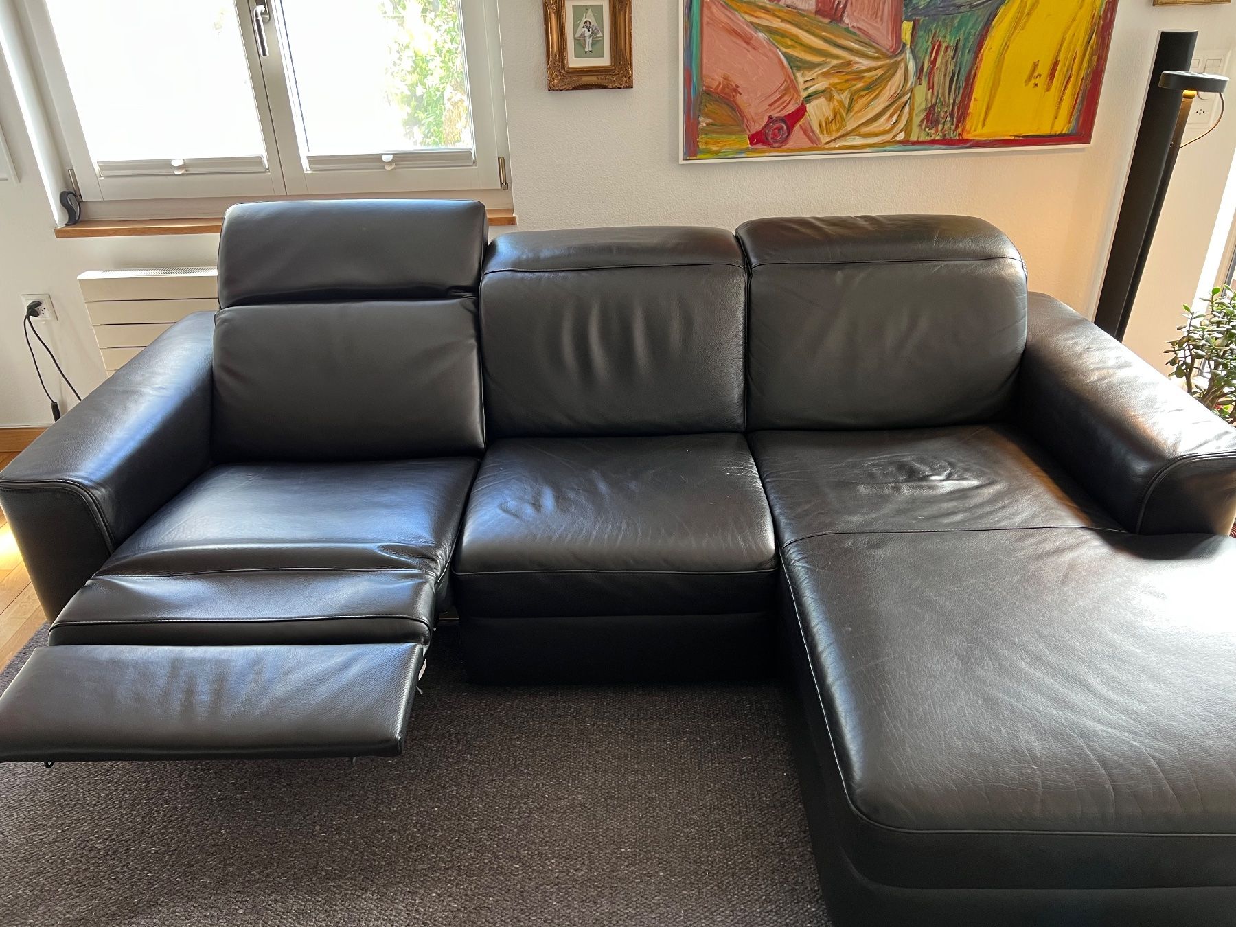 Natuzzi Divani: Relaxsofa elektrisch Natuzzi Diesis mit Chaise Longue – Usato da Solothurn venduto da Teinele 2