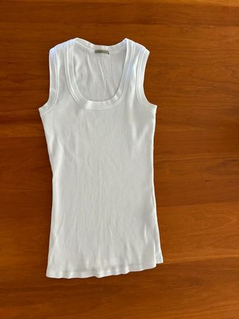 INTIMISSIMI Rippstrick-Top / Tanktop – Weiss – Gr. S