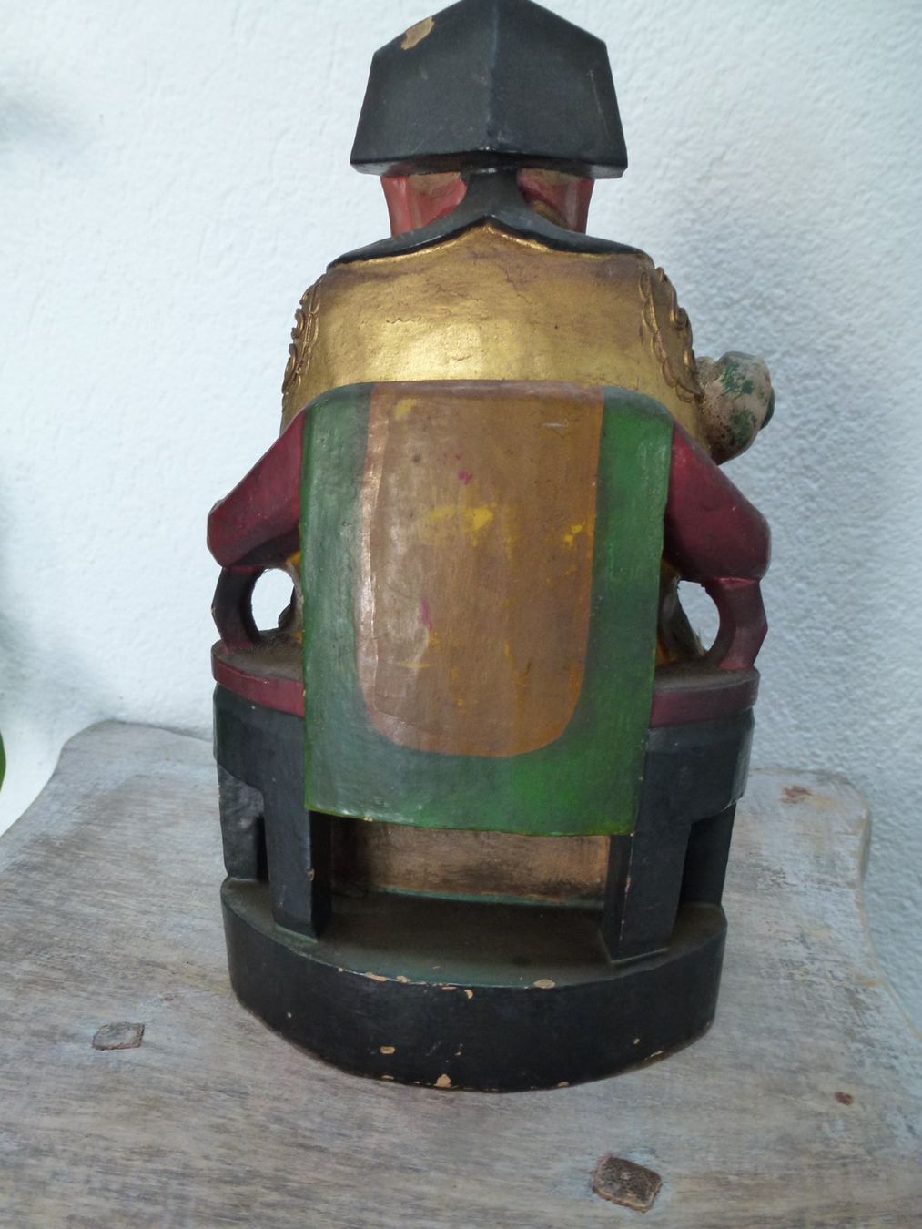 Skulpturen & Statuen: Holzfigur Herrscher Kaiser China Qing – Gebraucht aus Esslingen von eintagammeer 2