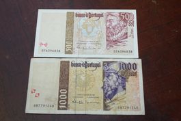 Portugal 500 & 1 000 escudos 1997/1998