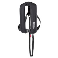 Schwarze Besto Rettungsweste 165N - Top Zustand!