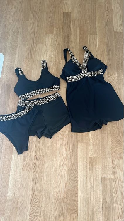 Bikini Noir 2 Pièces Romwe - Taille S (équivalent 10), Neuf Sans étiquettes