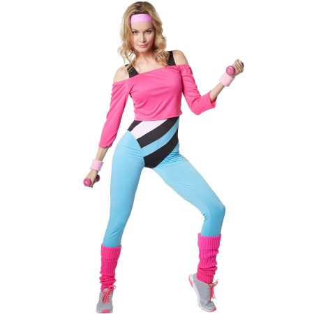 Frauenkostüm Aerobic-Star - XXL