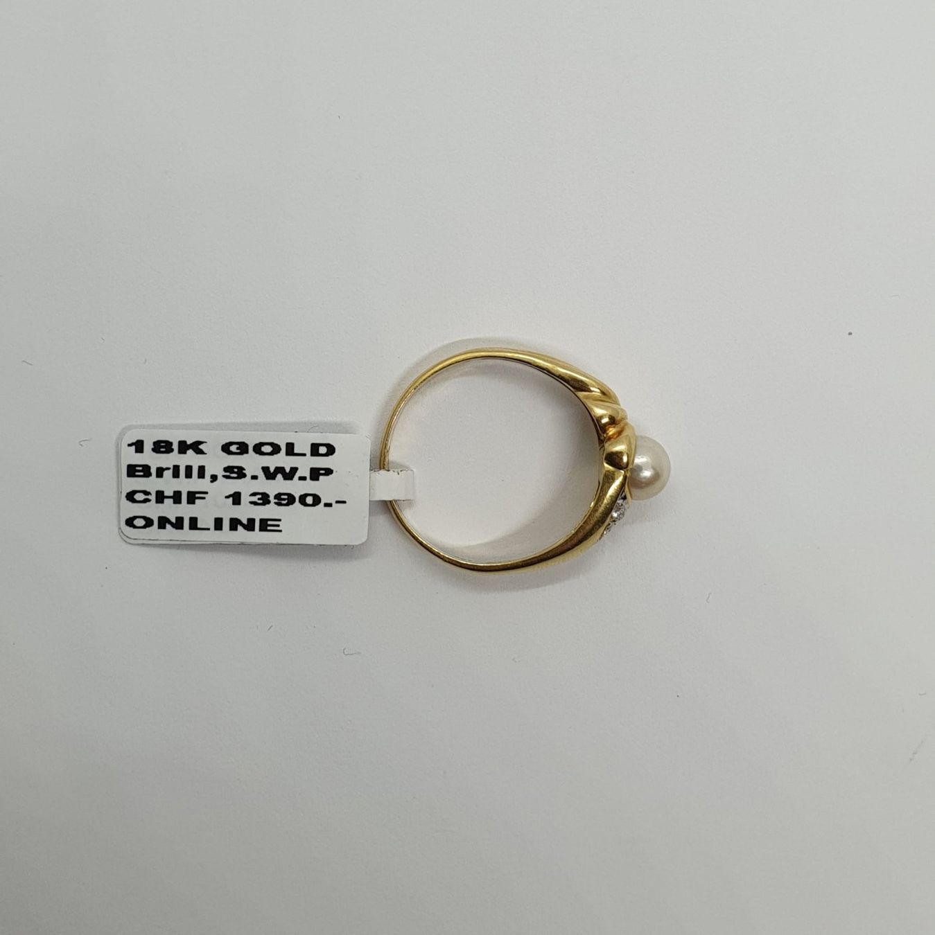 Anelli: Echt 18K Gold - S.W.P, Diamant Ring – Usato da Luzern venduto da Luzern-Goldhaus 1