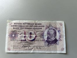 10 Fr. Banknote Schweiz 🇨🇭 