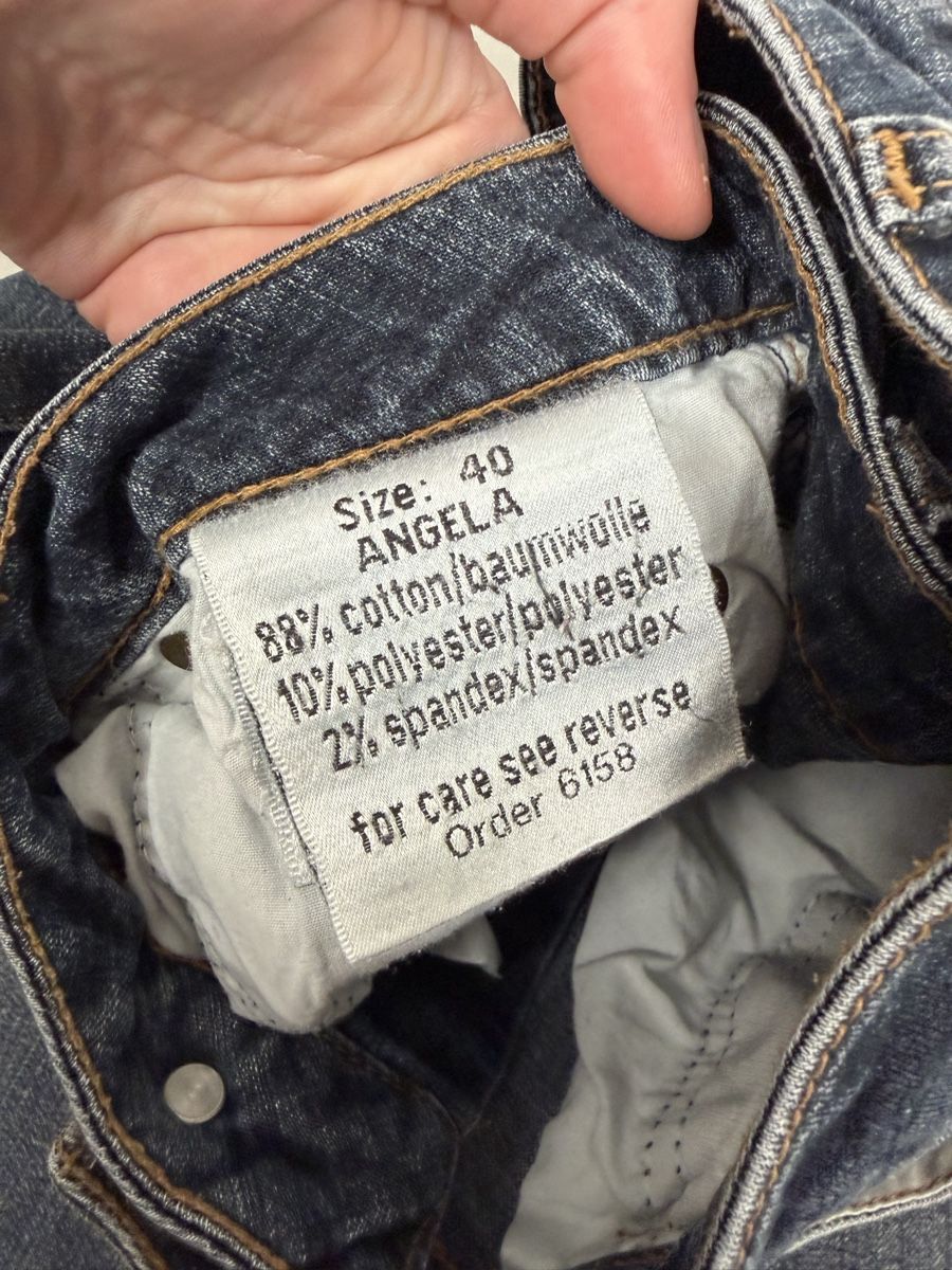 Jeans: Bootcut Jeans y2k  Size 40, Dark Blue – Usato da Knonau venduto da Grapesvintage 8