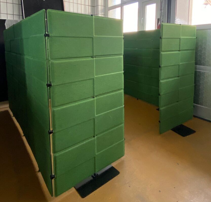 Paraventi: USM Privacy Panels Grün – Usato da St. Gallen venduto da MSMoebelhandel