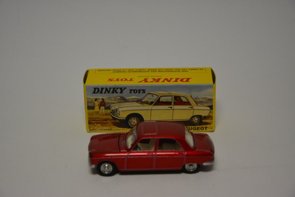 DINKY TOYS PEUGEOT 204 REF 510 1965 ROUGE TRÈS BON ÉTAT | UK