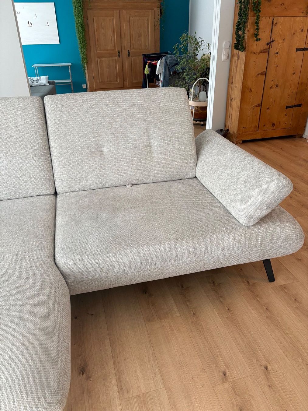 Divani: Ecksofa grau Stoff guter Zustand – Usato da Eglisau venduto da Subertsch 4
