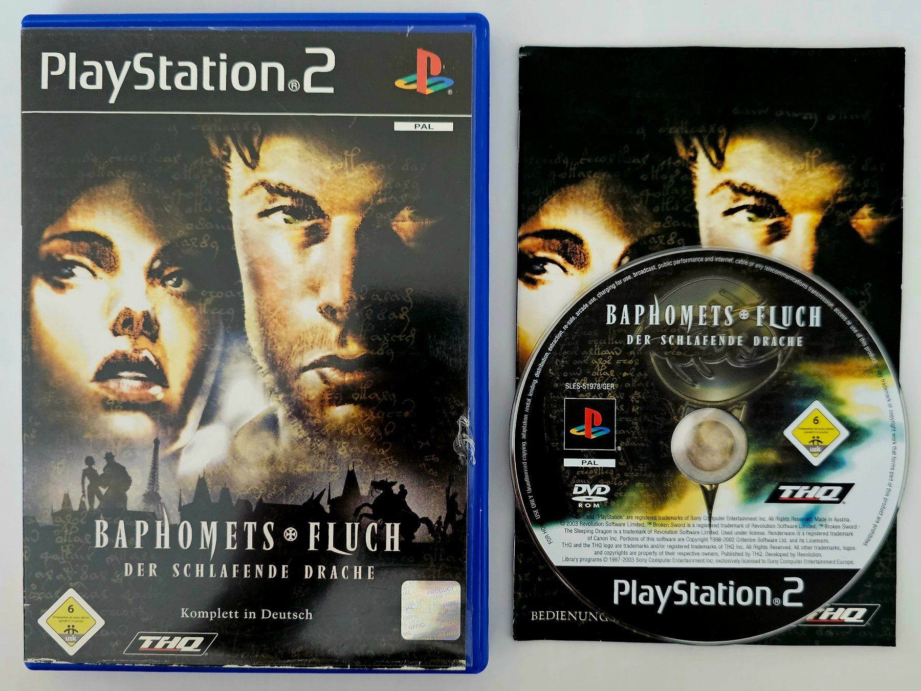 Sony Giochi: Baphomets Fluch Der schlafende Drache (PS2) – Usato da Holziken venduto da Miglioregamesnmore