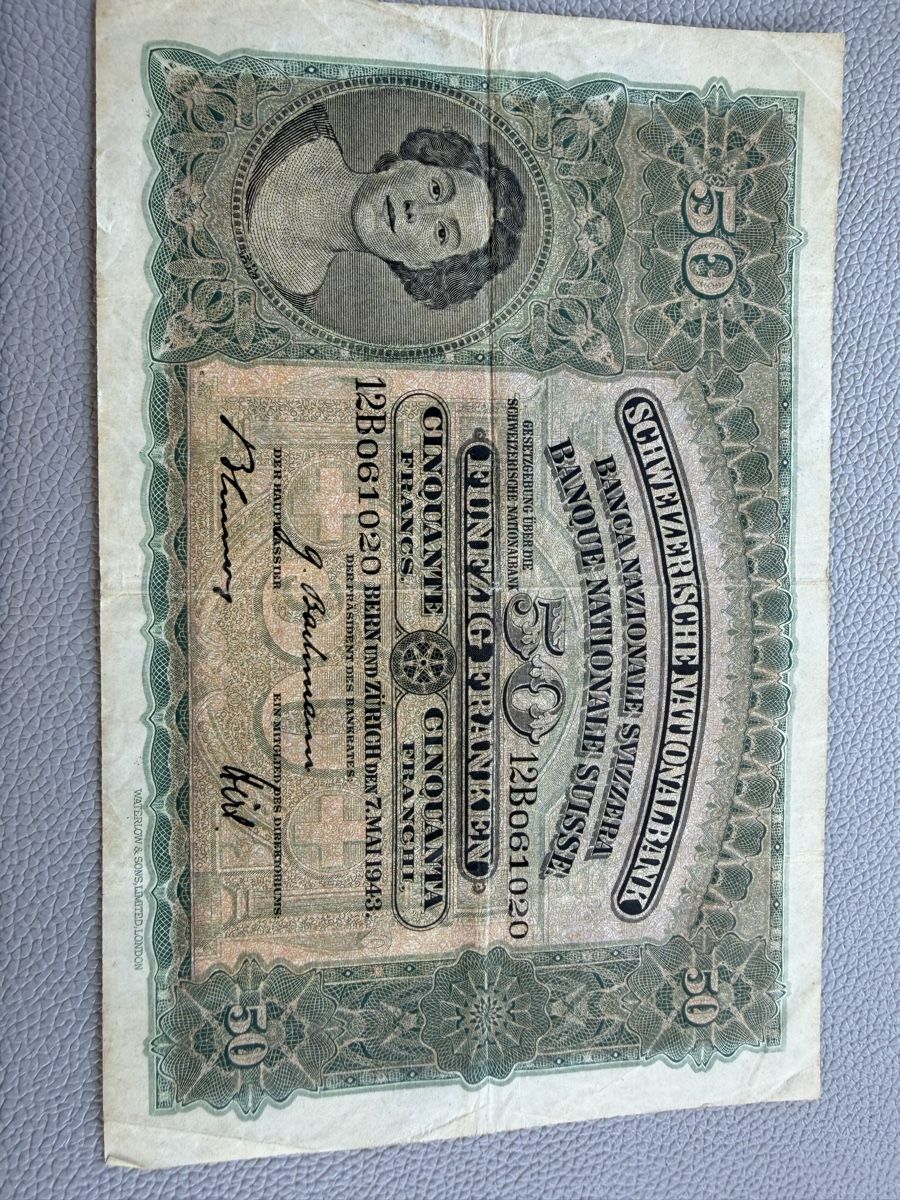 Banconote: Lot de 4 billets de banque suisse – Usato da Posieux venduto da Pitchou2016 2