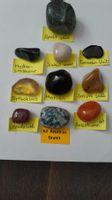 10er Set Trommelsteine mit seltenem Turmalin Uvit: Set 30