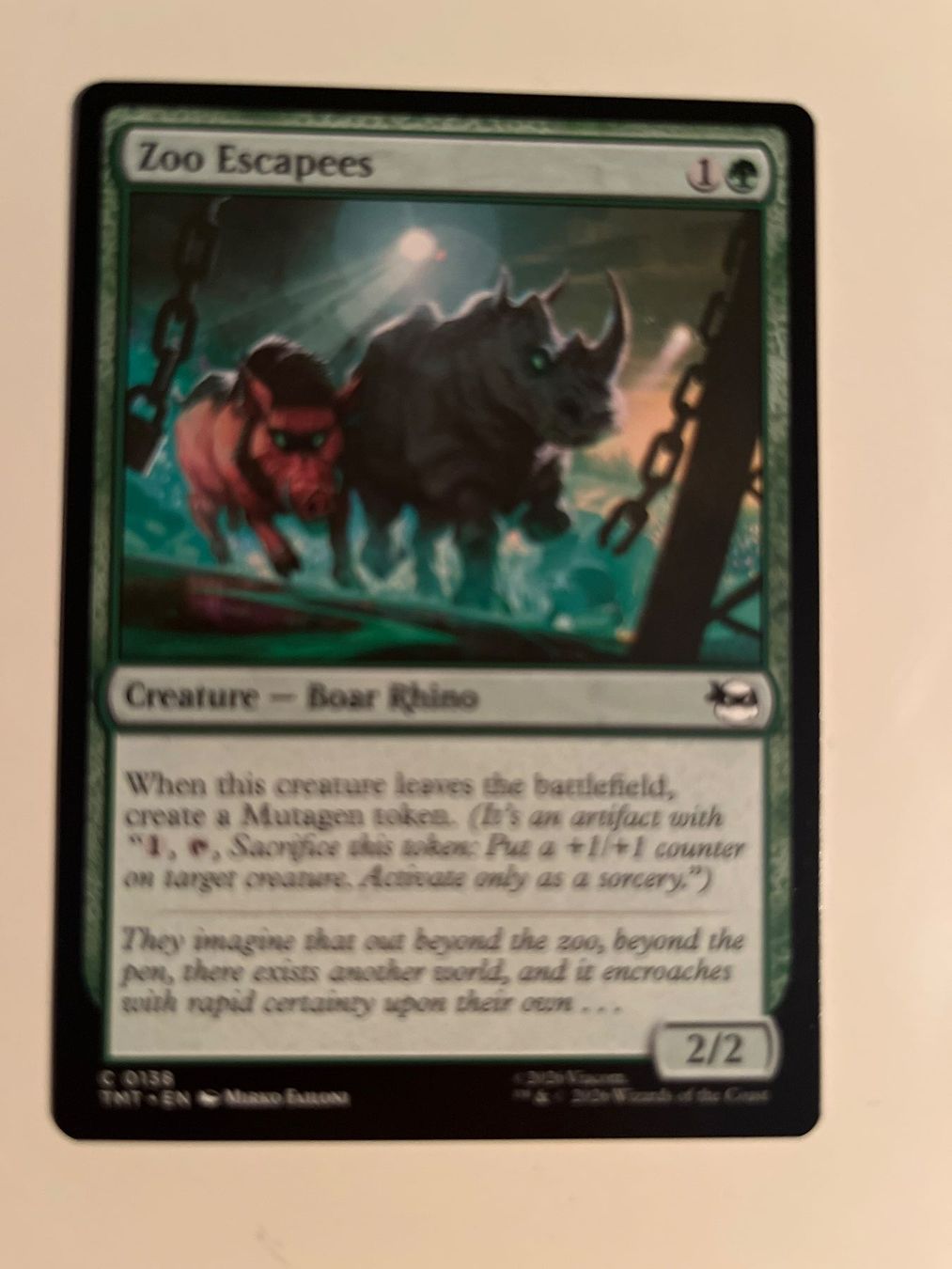 Magic The Gathering Sammelbilder & Trading cards: 1 x Zoo Escapees - Magic: The Gathering - MtG – Gebraucht aus Kriens von Shadi1980