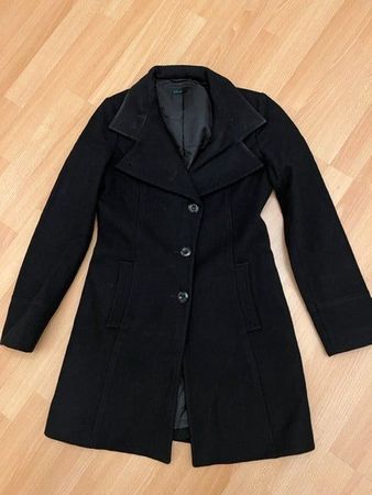 Damen Mantel Wolle Benetton XS/38