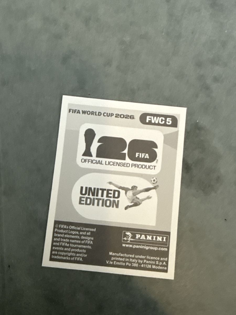 Panini Carte collezionabili: Panini fwc 5 – Nuovo (secondo la descrizione) da Thun venduto da sergio1981 1