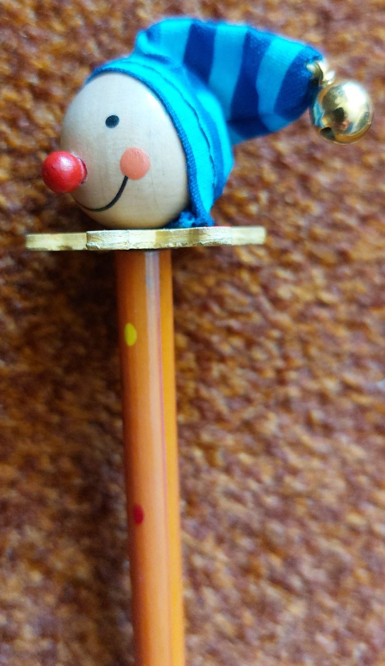 Giocattoli: Kinderbleistift mit Clowns und Glöckchen – Nuovo (secondo la descrizione) da Unterseen venduto da Ruia3333 1
