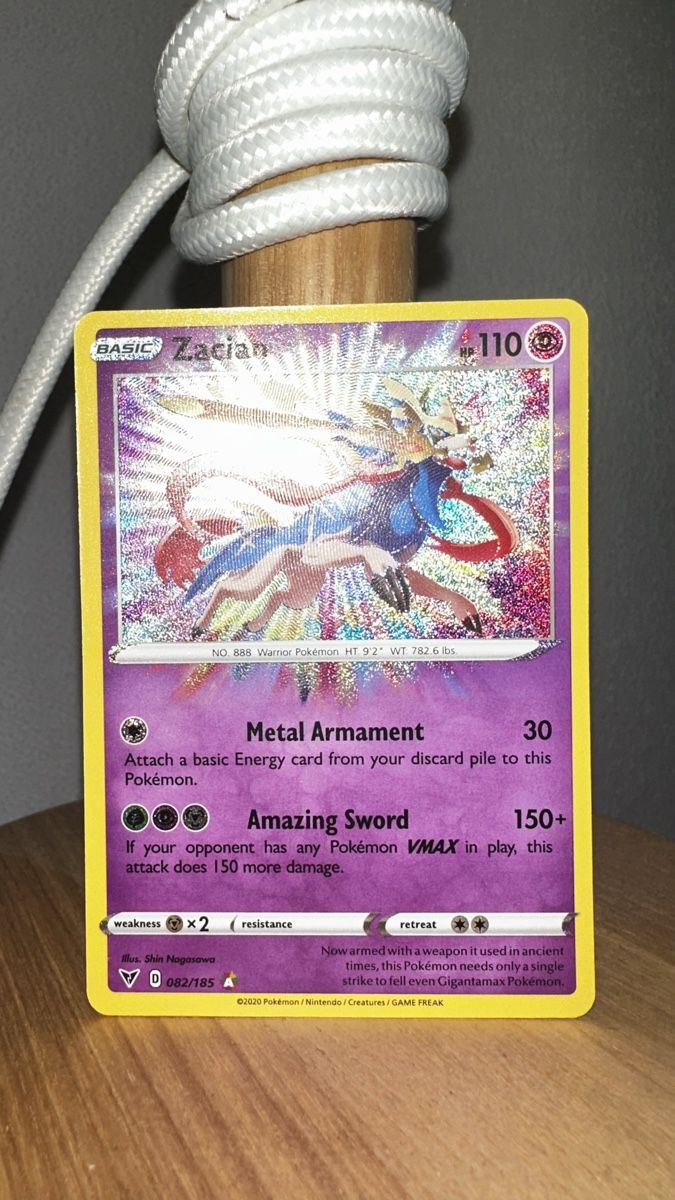 Pokémon Sammelbilder & Trading cards: POKÉMON / Zacian Amazing rare – Gebraucht aus Herzogenbuchsee von  2