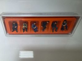 Preiser Figuren Sitzende Arbeiter H0 1:87 10351 neu