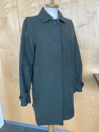 Cyrillus Mantel Trenchcoat Gr. 36 (FR 38) Olivgrün