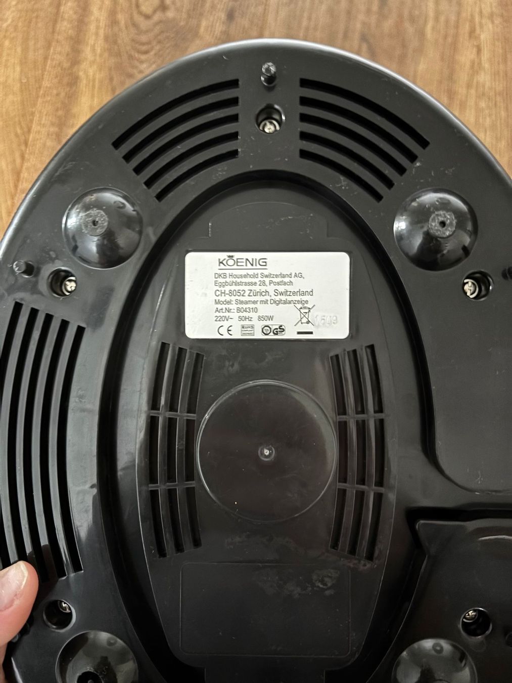 Elettrodomestici da cucina: Koenig Steamer mit Digitalanzeige – Usato da Neukirch (Egnach) venduto da azizghazel 2