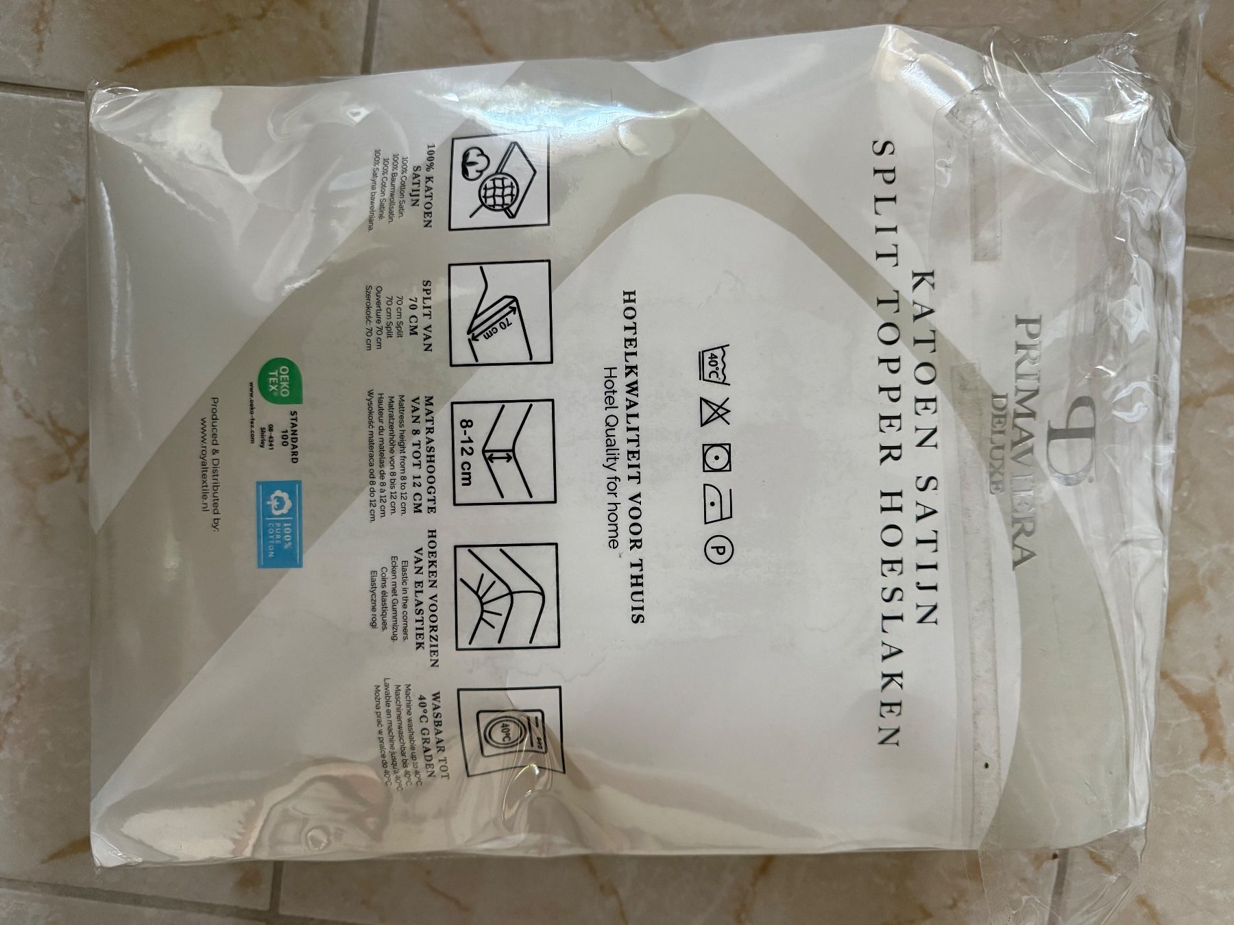 Linge de lit: PrimaViera Deluxe Split-Topper Laken (Baumwollsatin) – Neuf (Voir description) à Weiningen ZH par -Adenin-