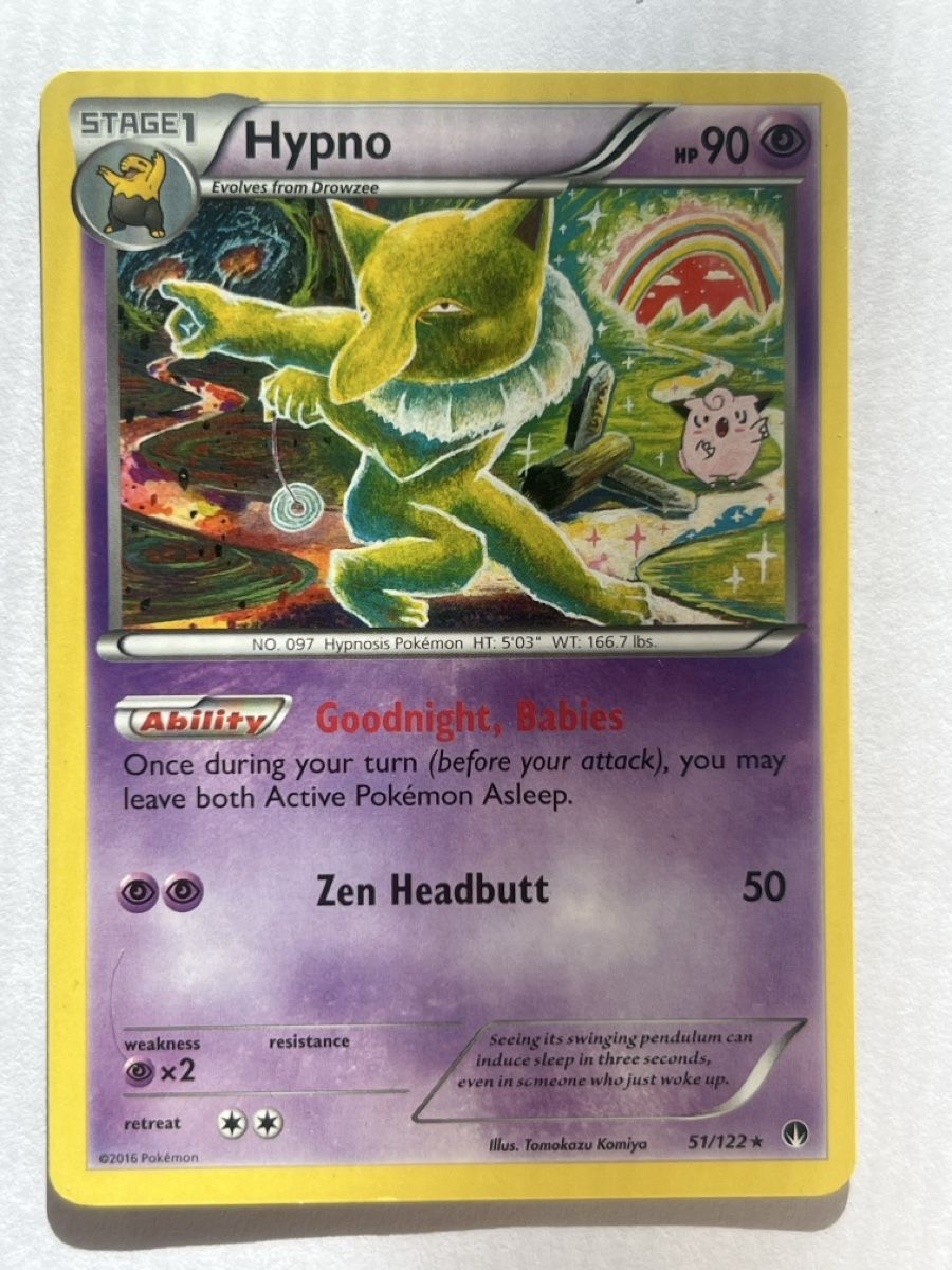 Pokémon Sammelbilder & Trading cards: Pokemon Karte Hypno Breakpoint – Gebraucht aus Almens von dra_mql5