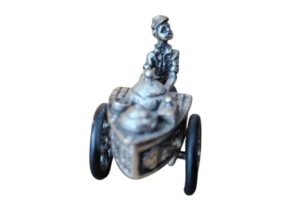 Statuette: Figur Miniatur Silber Strassenverkäufer – Usato da Mörschwil venduto da wunderkiste44 7
