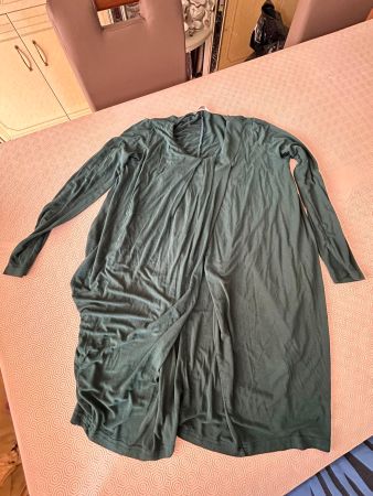 Vestito color verde petrolio tg.XL