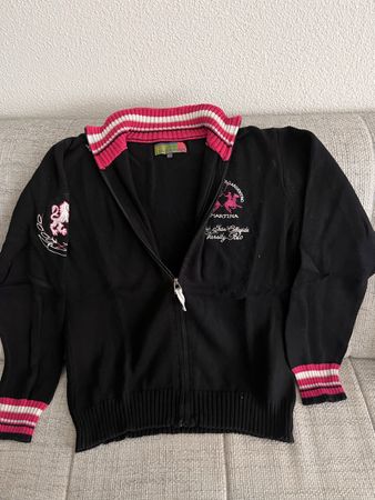 La Martina Strickjacke Schwarz, Grösse xxl Top Zustand!