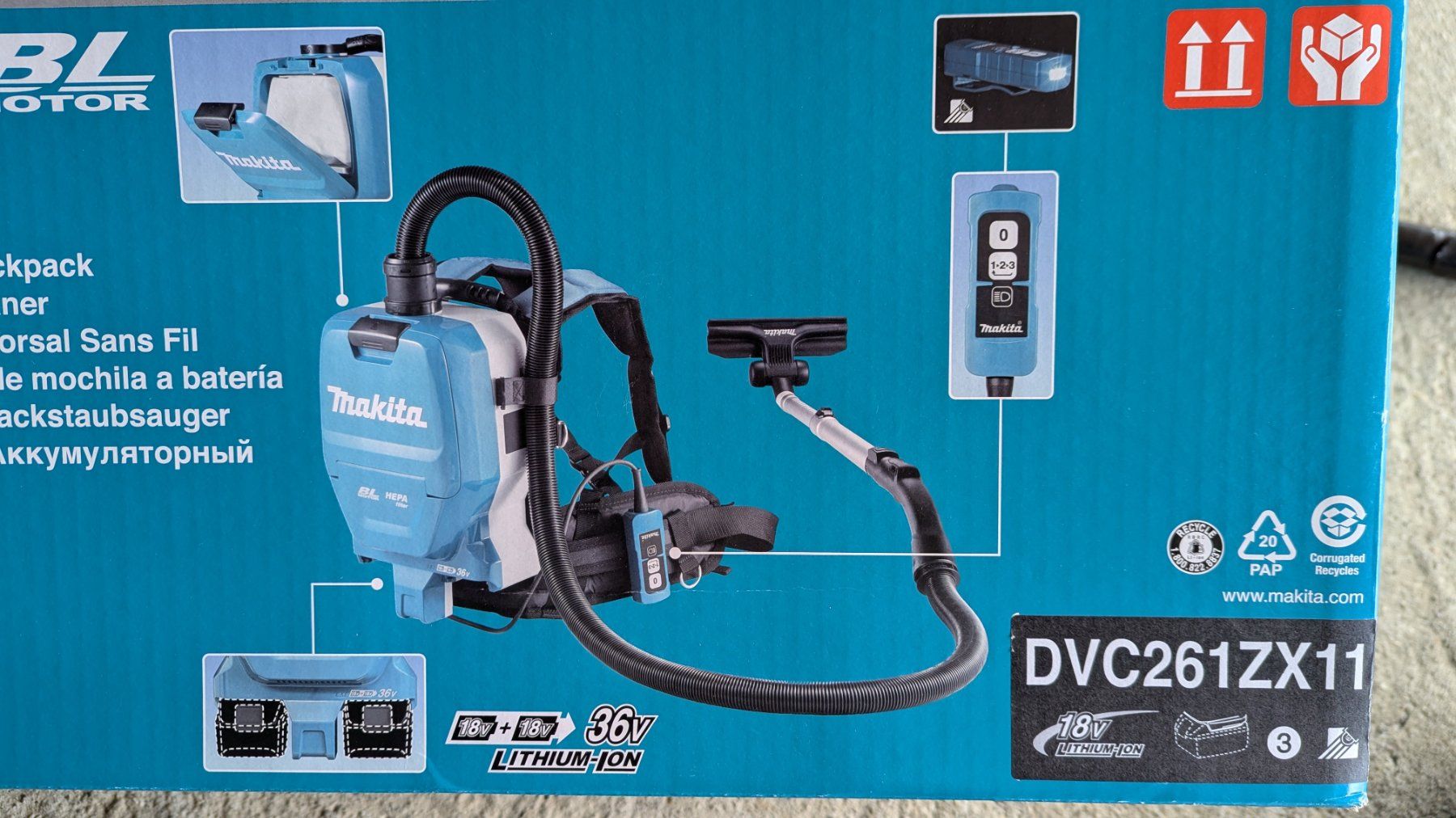 Makita Aspirapolveri & Accessori: Rückenstaubsauger Makita – Usato da Oberbütschel venduto da Soniboy99 1