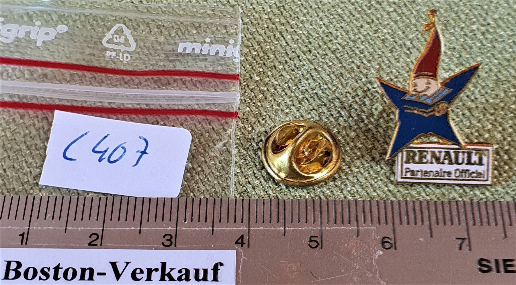 Spille & Fermagli: C407 - Pin Renault Stern Mänchen – Usato da Reinach BL venduto da Boston-Verkauf 3