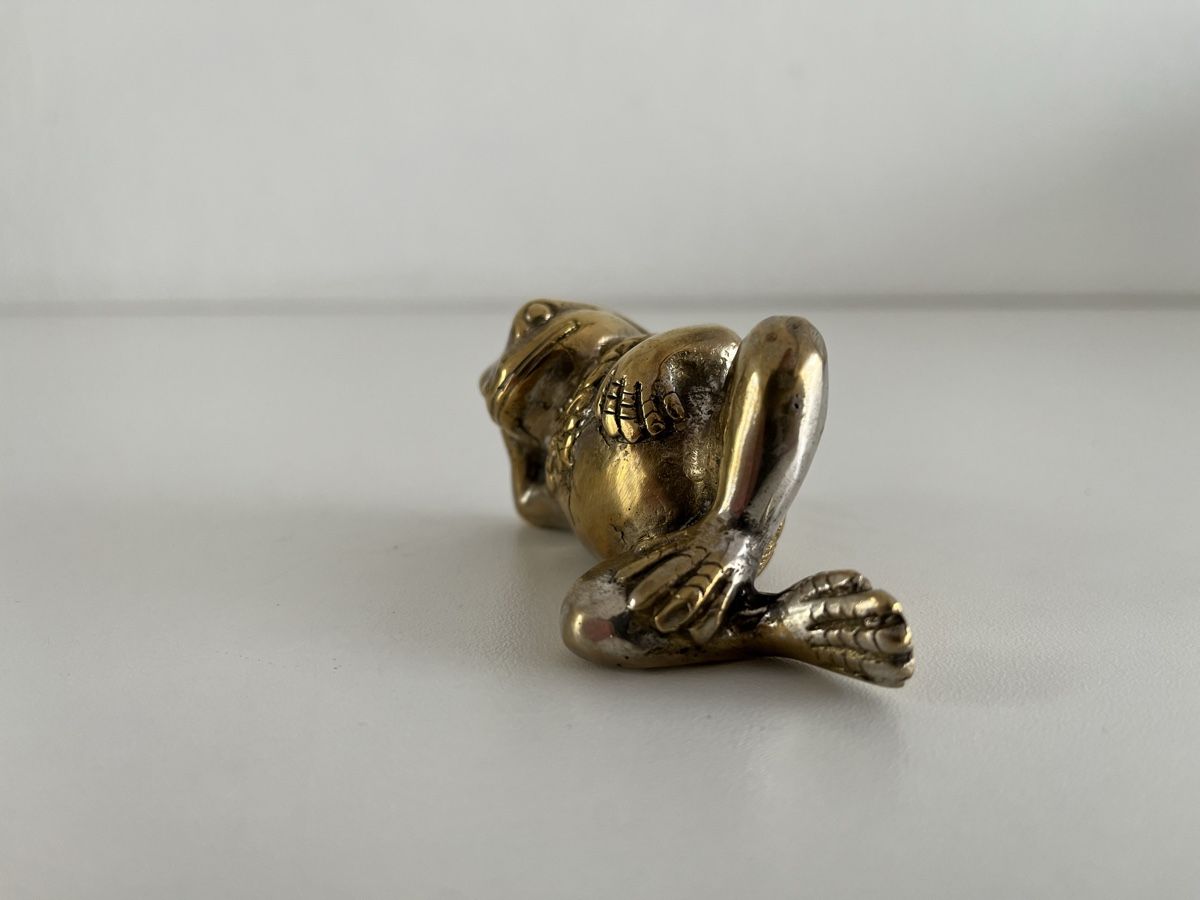 Skulpturen & Statuen: Frosch aus Metall – Gebraucht aus Wetzikon ZH von seli03 7