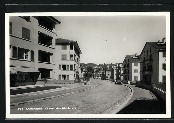 Cartoline postali: AK Lausanne, Chemin des Diablerets – Usato da Berlin venduto da bartko-reher