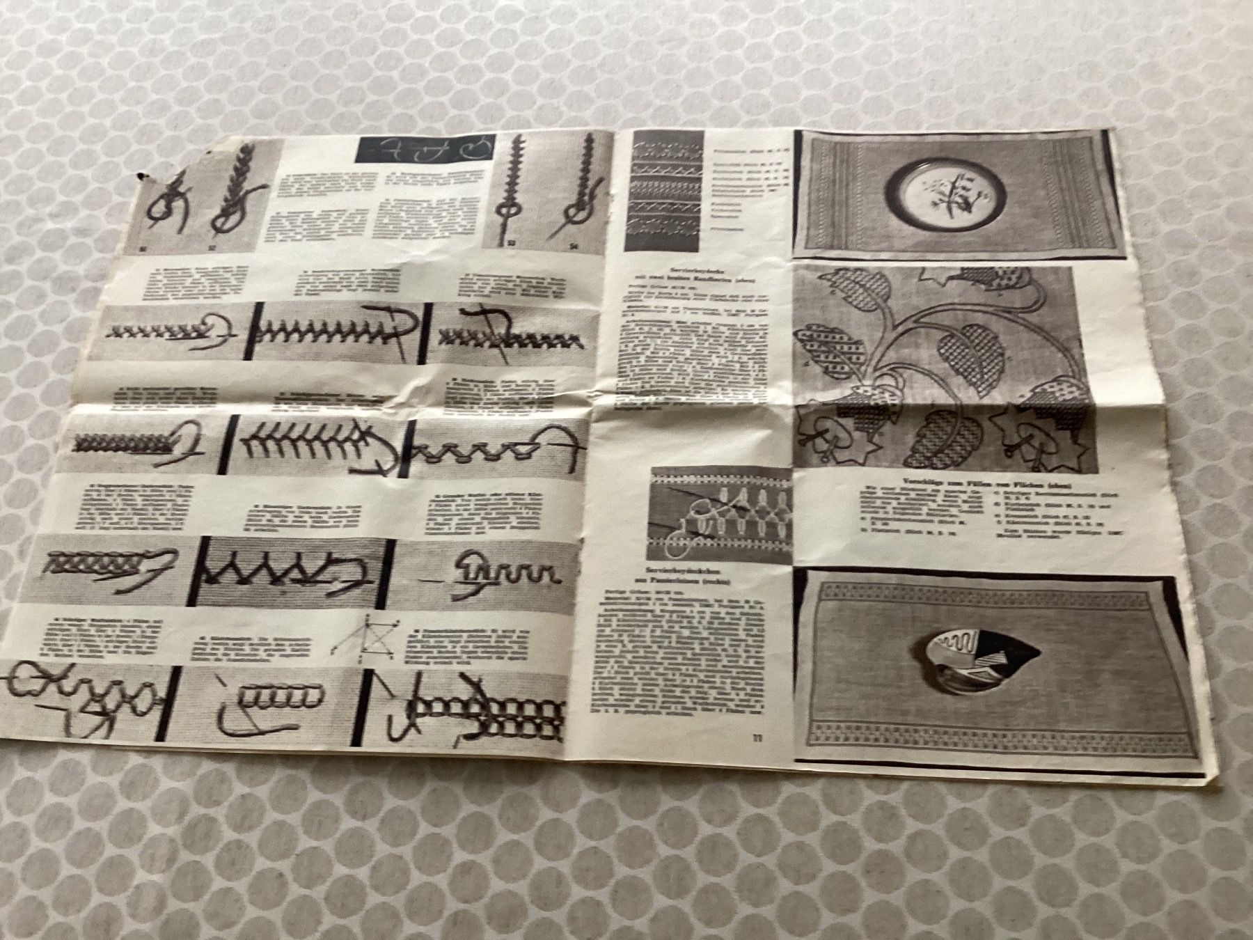 Zeitschriften & Magazine: Diverse alte Stickvorlagen – Gebraucht aus Wassen UR von SABDOM 2