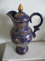 Vintage Cobalt Blue Karaffe mit Verzierungen Cloisonné