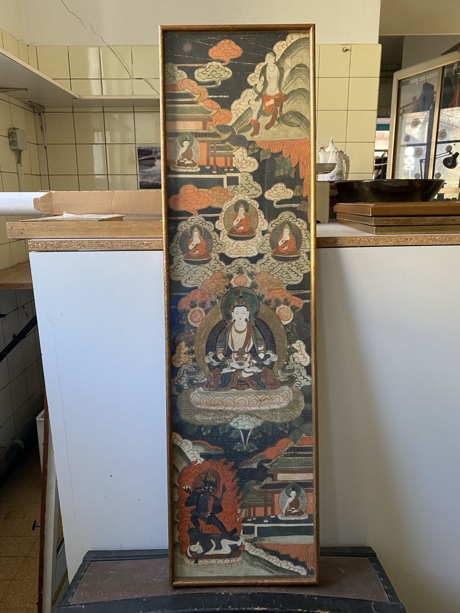 Dipinti: Tangkas aus Tibet – Usato da Cortébert venduto da pantokrator