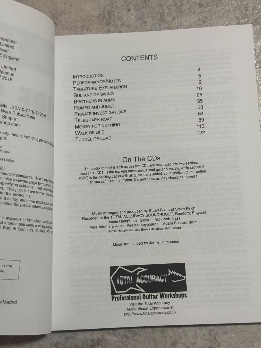 Libri: Jam with Dire Staits - Wise Publications – Usato da Kaiseraugst venduto da Drasa 4