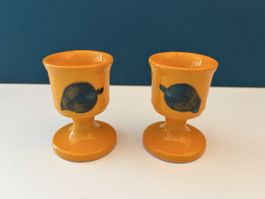 Retro Eierbecher Set, Forse Gnista Design, 70er Jahre