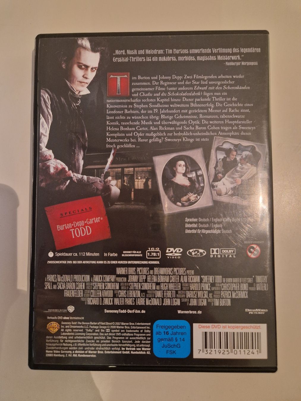 Tous les DVDs: Sweeney Todd DVD – D'occasion à Emmenbrücke par alexa1983 1