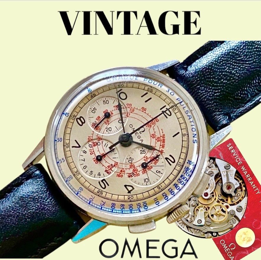 Omega Uhren: Omega Swiss Vintage Chronograph – Gebraucht aus lyss von Uhrenparadies