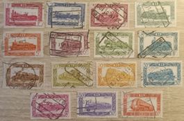 Lote sellos Bégica, Raylways Stamps