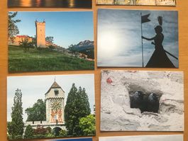10x Postkarten Set Museggmauer Luzern