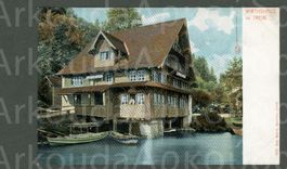 AK autochrom-Litho Seelisberg UR Wirtshaus zu Treib ≈ 1900