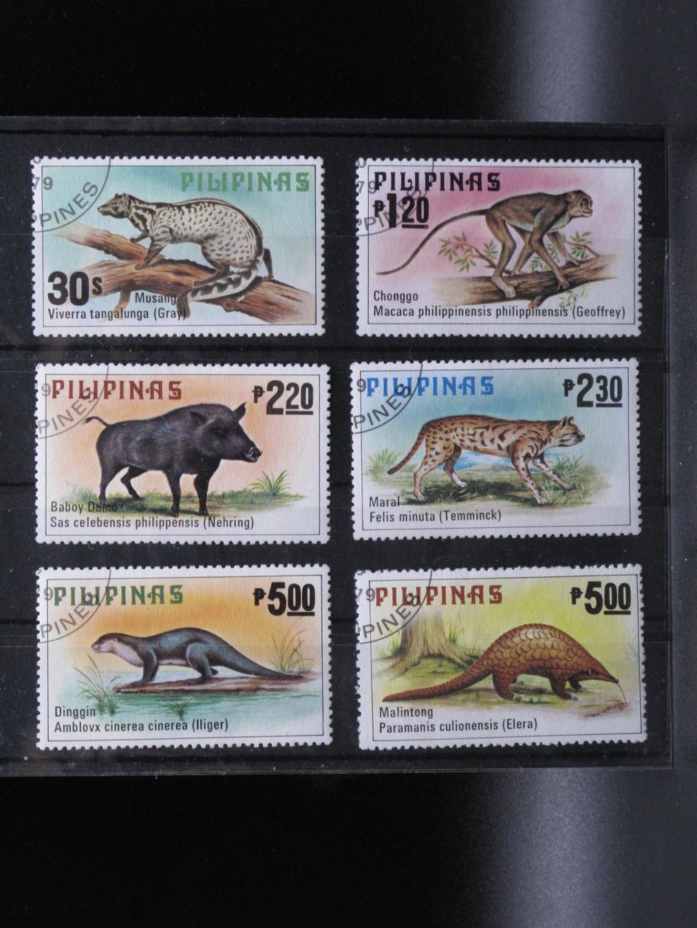 Alle Briefmarken: PH 1979 Säugetiere gest – Gebraucht aus Wil SG von fva01