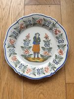 Handbemalter Zierteller "Henriot Quimper" aus der Bretagne